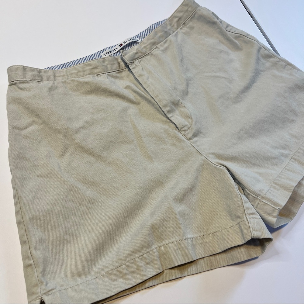 Vintage Tommy Hilfiger‎ Khaki Shorts 100% Cotton Women's